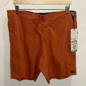 Billabong A/Div Surftrek Hemp Lo Tide Boardshort 17" - Burnt Orange - Size 34